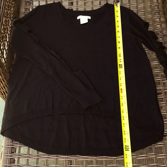 Billabong Hi Lo Black Sweater Size Small - Picture 10 of 14